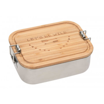 Boîte à goûter inox bambou Adventure Lassig Produit