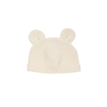 Bonnet Maille 0-1 mois Sable Trois Kilos Sept bonnet 
