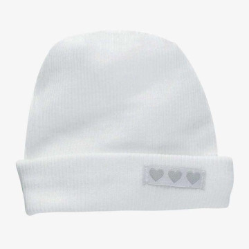 Bonnet Naissance en Coton Blanc TROIS KILOS SEPT produit