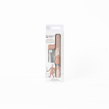 Brosse à dents bébé électrique sonique Matchstick Monkey Dusty Pink MATCHSTICK MONKEY packaging