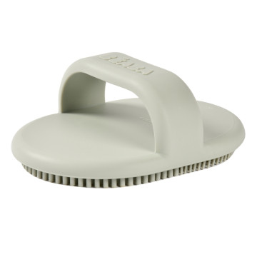 Brosse Bébé Silicone Vert de gris BEABA face