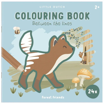 Cahier de coloriage Forest Friends Little Dutch produit