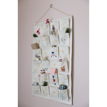 Calendrier de l'avent en tissu Beige Cam Cam Copenhagen produit