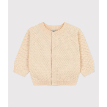 Cardigan en tricot de coton Avalanche Petit Bateau