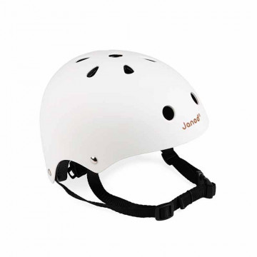 Casque Blanc personnalisable pour draisienne réglable 47 à 54 cm Janod