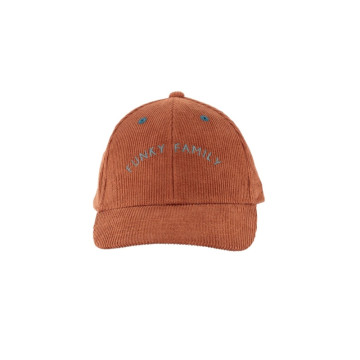 Casquette de baseball en velours cotelé Funky Family Enfant Chamaye face