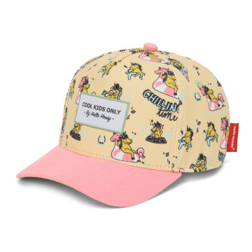 Casquette Imprimé Unicorn avec visière courbée 9-18 mois HELLO HOSSY profil