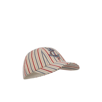 Casquette Marlon Antique Stripe 12-18m Konges cote