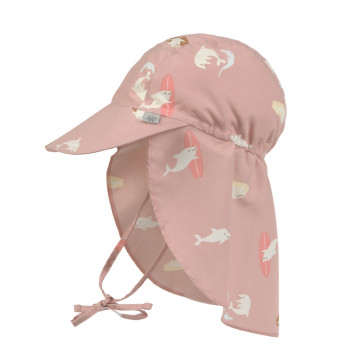 Casquette protège nuque anti-UV Dauphin pêche LASSIG face