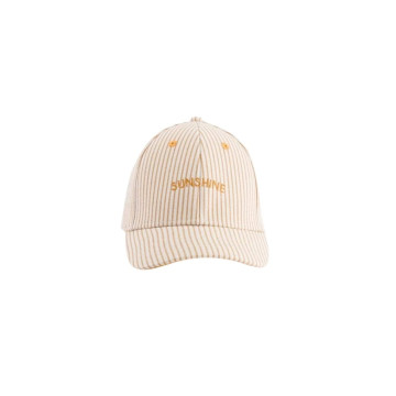 Casquette Sunshine Yellow Stripped CHAMAYE face
