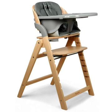 Chaise haute pliante en bois Meridio Natural Graphit RENOLUX chaise