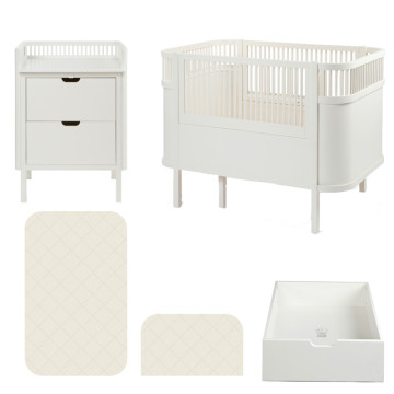 Chambre Sebra : Lit, Matelas, Commode à langer Sebra cover