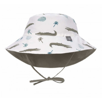 Chapeau anti-UV réversible Crocodile blanc Lassig Produit