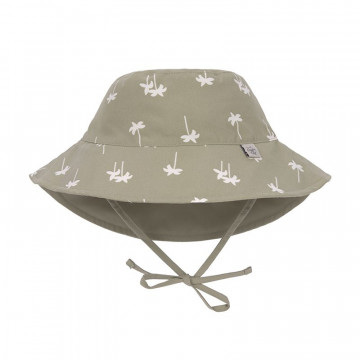 Chapeau anti-UV réversible Palmiers olive Lassig