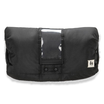 Chauffe main pour poussette noir Hauck produit face