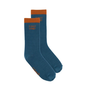 Chaussettes Funky Family Petrol Adulte Chamaye produit