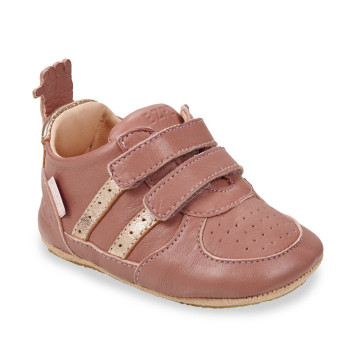 Chausson bébé My Runblu Velcro VX Rose Easypeasy côté 