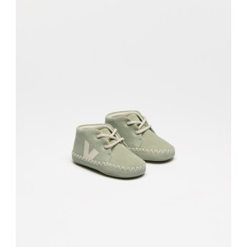Chaussons bébé Baby Light ZZ Suède Clay Pierre Veja cote