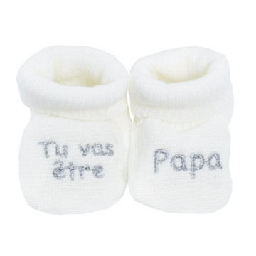 Chaussons Tu Vas Etre Papa 3kg 7 chaussons