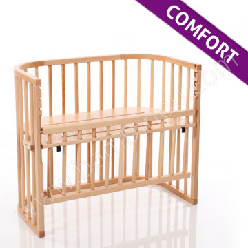 Berceau Cododo Comfort Naturel verni Babybay avec bandeau