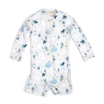 Combinaison anti-UV 1-2 ans Villads Les contes de Christian la Baleine FILIBABBA produit