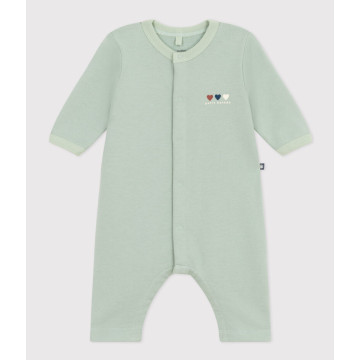 Combinaison longue en molleton bébé Herbier Petit Bateau produit face