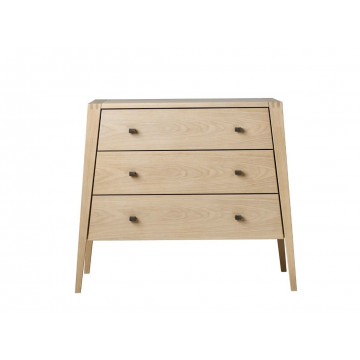 Commode 3 tiroirs Linea bois de chêne Leander 1