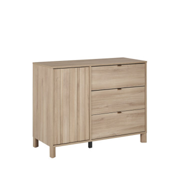 Commode Calypso 1 porte 3 tiroirs Galipette commode 