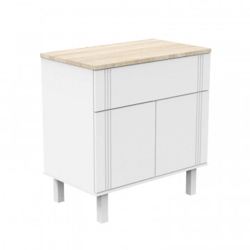 Commode Eleonore Blanc Sauthon