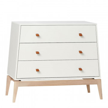 Commode Luna Chêne / Blanc Leander Produit