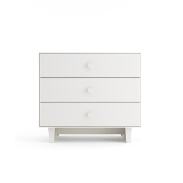 Commode Merlin Rhea 3 tiroirs OEUF NYC face blanche