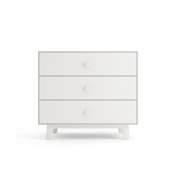 Commode Merlin Sparrow 3 tiroirs OEUF NYC face blanche