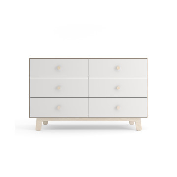 Commode Merlin Sparrow 6 tiroirs OAUF NYC face bouleau