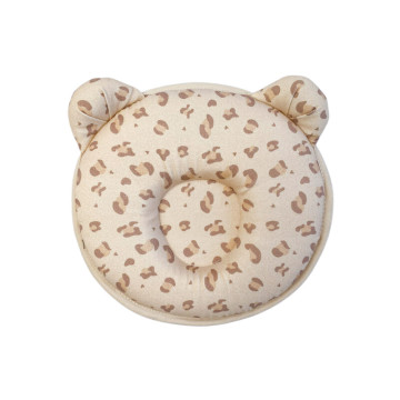 Coussin cale-tête P'tit Panda Leopard Candide face