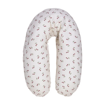 Coussin de maternité Polyester-Coton Cerises CANDIDE face
