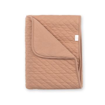 Couverture 75x100cm Pady quilted + jersey  tog 3 Beige Bemini produit 