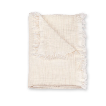Couverture Double Swaddle Mousseline Ecru BEMINI produit