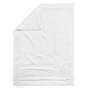 Couverture en Coton Doux Embroidery Anglaise Elodie produit