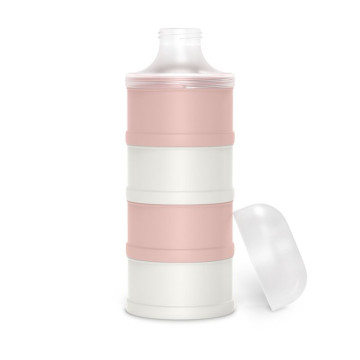 Doseur de Lait 4 Compartiments Bonhomia Rose Suavinex produit sans couvercle