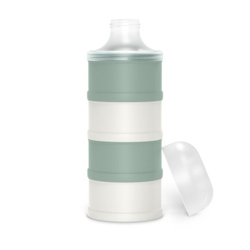 Doseur de Lait 4 Compartiments Bonhomia Vert Suavinex produit sans couvercle
