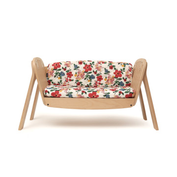 Dossier et housse Hibiscus pour Kodo Charlie Crane banquette