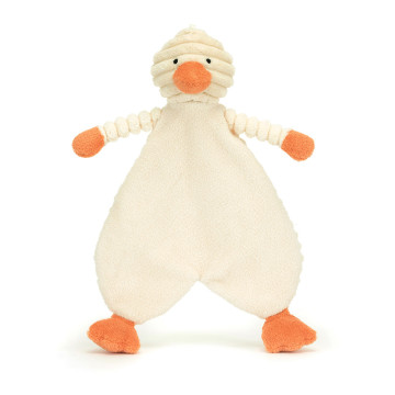 Doudou canneton Cordy Roy Baby Duckling Jellycat Produit face