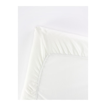 Drap-housse pour le Lit de Voyage BABYBJORN Blanc pur