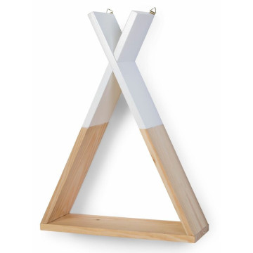 Étagère murale Tipi Naturel/Blanc Childhome Produit