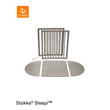 Extension Kit lit bébé Sleepi Mini V3 Gris brume Stokke