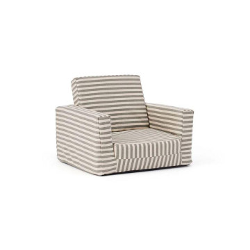 Fauteuil pliant rayé KID'S CONCEPT plié