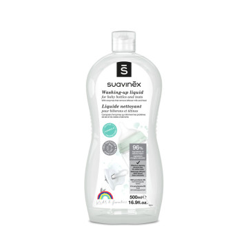 Gel Nettoyant Pour Biberons Et Tetines 500ml Suavinex face 