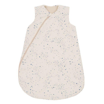 Gigoteuse mi-saison Cocoon en nid d'abeille 0-6 M Opera Blue Milky Way NOBODINOZ fermée
