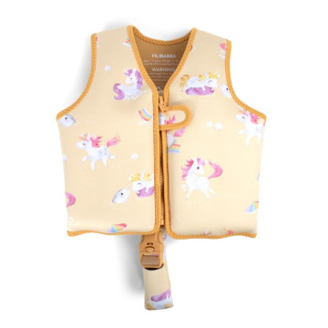 Gilet de natation 1-2 ans La plage des licornes FILIBABBA face