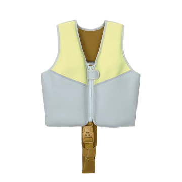 Gilet de natation bleu/citron LASSIG face